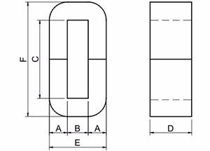 Metglas AMCC C SNEED Amorfe Kern voor Hoge Frequentie en Audiotransformator