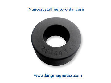De gekronkelde kern van de Nanocrystallineband, hoge indutancekern, toroidal ring